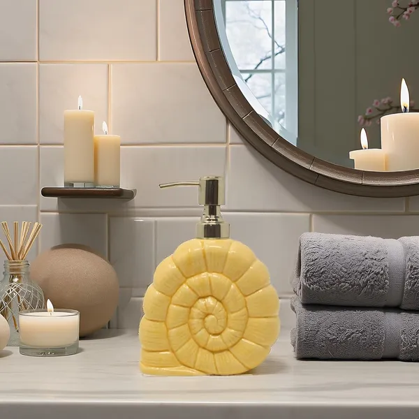 Handicrafts_Snail_Shell-Shape_Liquid_Soap_Dispenser_Portable_Shape_Liquid_Soap_Dispenser_Hand_Wash_Dispenser_Pump_Push-Type_Shampoo_Dispenser_For_Hotel_Bathroom,_Ceramic_(Bath-Seep)