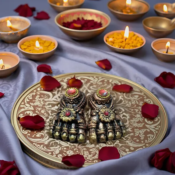 Handicrafts_Medium_Size_Red_Lucky_Pair_Of_Maa_Laxmi_Charan_For_Diwali_(Charan_Paduka)_Lucky_Ideal_For_Your_Home_Temple_Use_Product_And_Home_Decoration_Set_Of-2_Tcota-Lx-Flat
