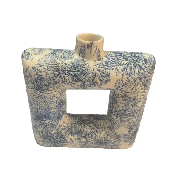 Ceramic_Minimalist_Flower_Vase_|_Square_Shape_Vase_Flower_Port_For_Home_Decore_|_Ceramic_Vase_|_Home_Decor_Centrepiece_|_Vase_For_Home_Decor_Ceramic_(Blue&White)