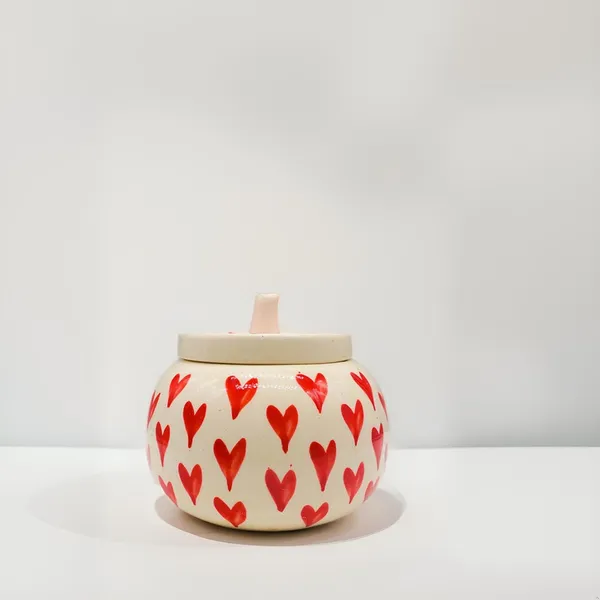 Apple_Shape_Ceramic_Pickle_Jar_500_Ml_|_Handmade_Pottery_Barni_For_Achar,_Spices_&_Dry_Fruits_|_Unique_Apple_Shape_Storage_Jar_With_Lid_&_Tray_Tray-Apple