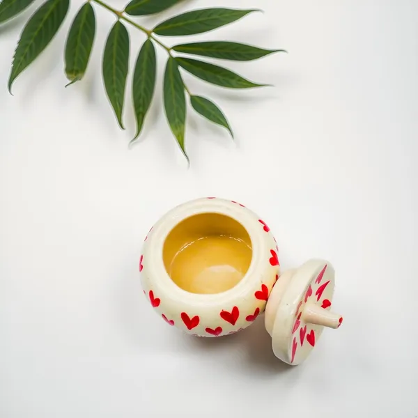 Apple_Shape_Ceramic_Pickle_Jar_500_Ml_|_Handmade_Pottery_Barni_For_Achar,_Spices_&_Dry_Fruits_|_Unique_Apple_Shape_Storage_Jar_With_Lid_&_Tray_Tray-Apple