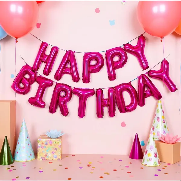 Happy_Birthday_13_Letters_Metallic_Rose_Gold_Foil_Balloons_Banner_|_Reusable_Balloons_For_Birthday_Decoration_Of_Friends/Boys/Girls/Mother/Father/Husband/Wife_(Pink)