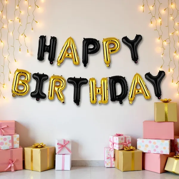 Happy_Birthday_13_Letters_Metallic_Rose_Gold_Foil_Balloons_Banner_|_Reusable_Balloons_For_Birthday_Decoration_Of_Friends/Boys/Girls/Mother/Father/Husband/Wife_(Golden&Black)