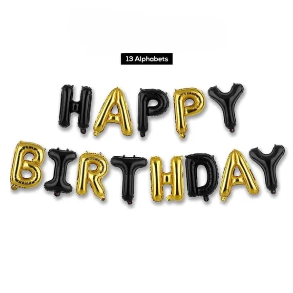 Happy_Birthday_13_Letters_Metallic_Rose_Gold_Foil_Balloons_Banner_|_Reusable_Balloons_For_Birthday_Decoration_Of_Friends/Boys/Girls/Mother/Father/Husband/Wife_(Golden&Black)