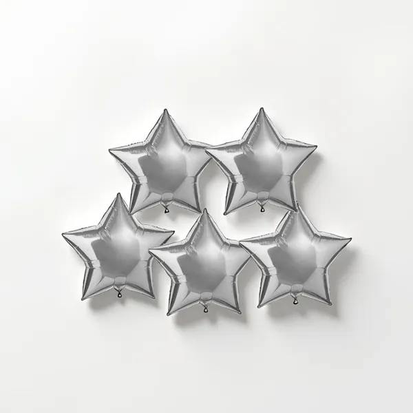 Handicrafts_10_Inch_Star_Shaped_Foil_Balloon_(Pack_Of_5)_|_Star_Shape_Balloons_For_Decoration_|_Birthday_Balloons_For_Decoration_(Silver)