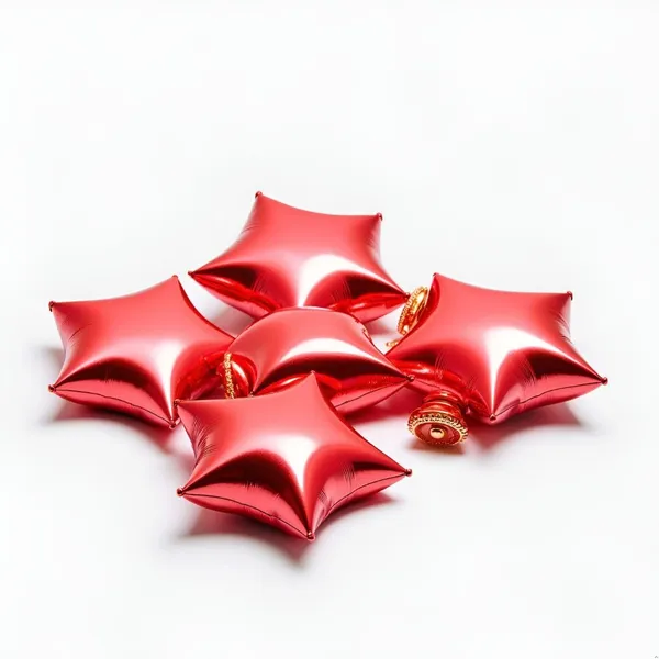 10_Inch_Star_Shaped_Foil_Balloon_(Pack_Of_5)_|_Star_Shape_Balloons_For_Decoration_|_Birthday_Balloons_For_Decoration_(Red)