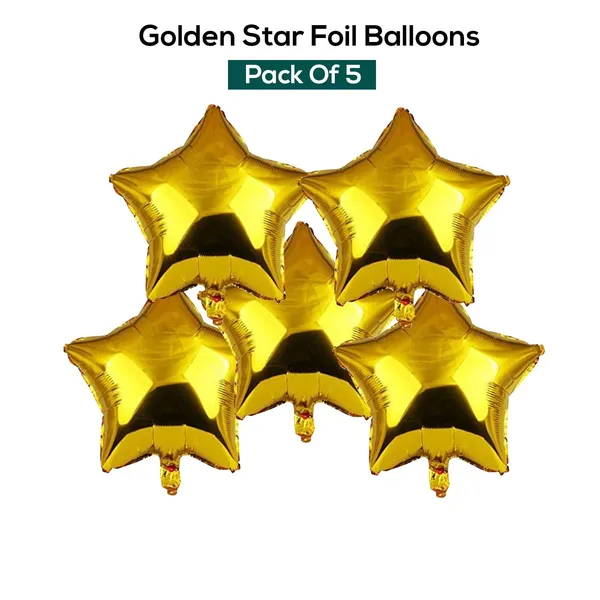 Handicrafts_10_Inch_Star_Shaped_Foil_Balloon_(Pack_Of_5)_|_Star_Shape_Balloons_For_Decoration_|_Birthday_Balloons_For_Decoration_(Gold)