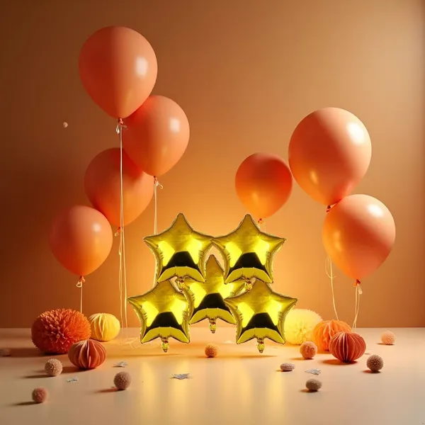Handicrafts_10_Inch_Star_Shaped_Foil_Balloon_(Pack_Of_5)_|_Star_Shape_Balloons_For_Decoration_|_Birthday_Balloons_For_Decoration_(Gold)