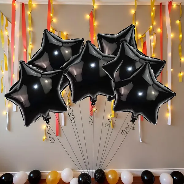 Handicrafts_10_Inch_Star_Shaped_Foil_Balloon_|_Star_Shape_Balloons_For_Decoration_|_Birthday_Balloons_For_Decoration_|_Pack_Of_5_(Black)