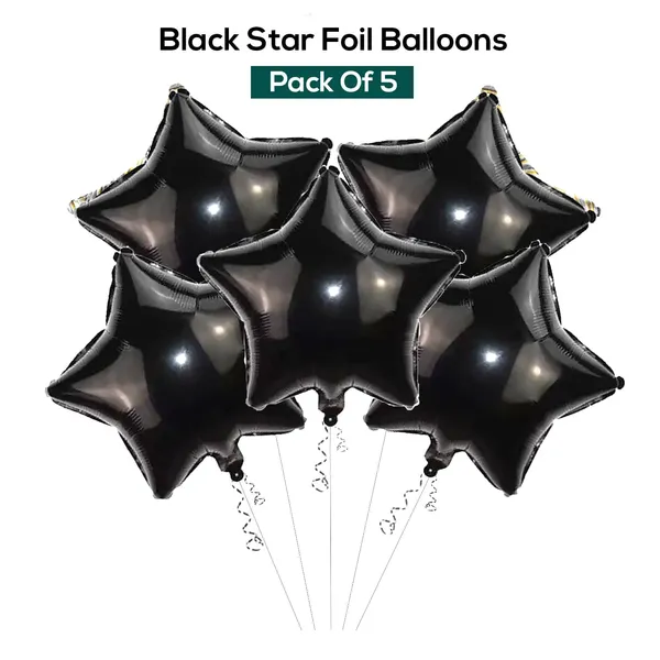 Handicrafts_10_Inch_Star_Shaped_Foil_Balloon_|_Star_Shape_Balloons_For_Decoration_|_Birthday_Balloons_For_Decoration_|_Pack_Of_5_(Black)