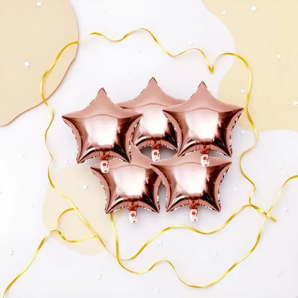 Handicrafts_10_Inch_Star_Shaped_Foil_Balloon_(Pack_Of_5)_|_Star_Shape_Balloons_For_Decoration_|_Birthday_Balloons_For_Decoration_(Copper)