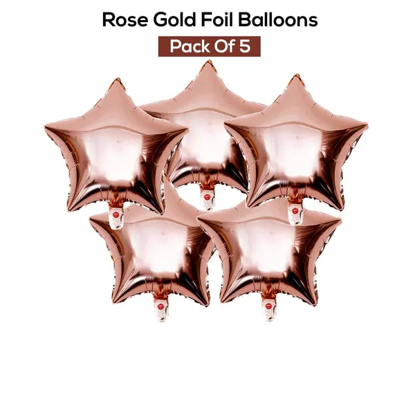 Handicrafts_10_Inch_Star_Shaped_Foil_Balloon_(Pack_Of_5)_|_Star_Shape_Balloons_For_Decoration_|_Birthday_Balloons_For_Decoration_(Copper)
