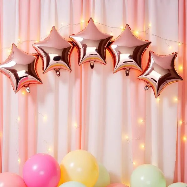 Handicrafts_10_Inch_Star_Shaped_Foil_Balloon_(Pack_Of_5)_|_Star_Shape_Balloons_For_Decoration_|_Birthday_Balloons_For_Decoration_(Copper)