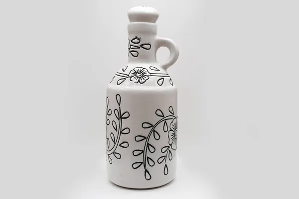 Handicrafts_Ceramic_Oil_Dispenser_Gol_|_White_|_1000_Ml