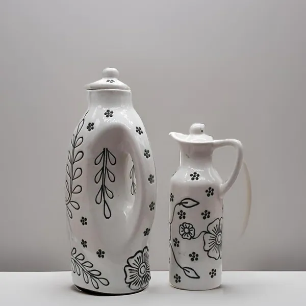 Ceramic_Oil_Dispenser_Mini_|_Pack_Of_2_|_White_|_1000_Ml_&_300Ml
