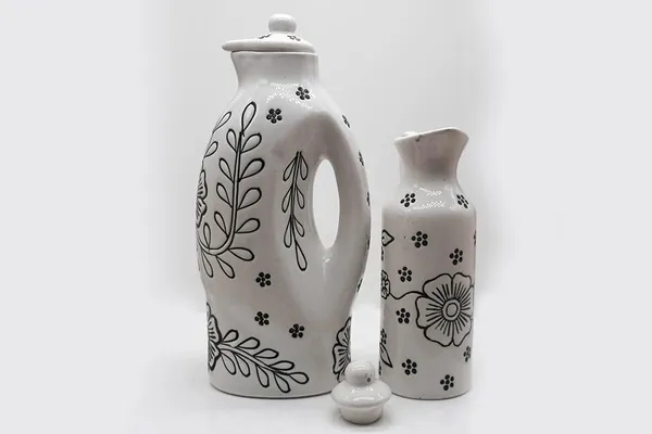 Ceramic_Oil_Dispenser_Mini_|_Pack_Of_2_|_White_|_1000_Ml_&_300Ml