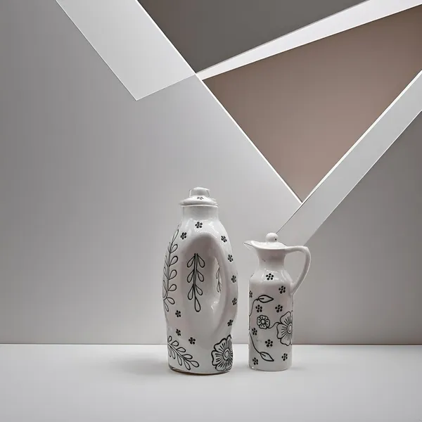 Ceramic_Oil_Dispenser_Mini_|_Pack_Of_2_|_White_|_1000_Ml_&_300Ml