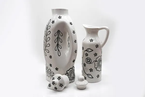 Ceramic_Oil_Dispenser_Mini_|_Pack_Of_2_|_White_|_1000_Ml_&_300Ml