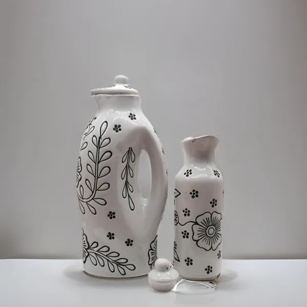 Ceramic_Oil_Dispenser_Mini_|_Pack_Of_2_|_White_|_1000_Ml_&_300Ml