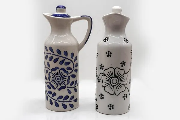 Ceramic_Oil_Dispenser_Mini_(Pack_Of_2)_Vinegar_Dispenser_|_Blue_&_White_|_300_Ml_Each