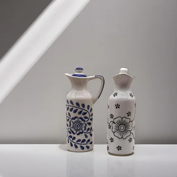 Ceramic_Oil_Dispenser_Mini_(Pack_Of_2)_Vinegar_Dispenser_|_Blue_&_White_|_300_Ml_Each