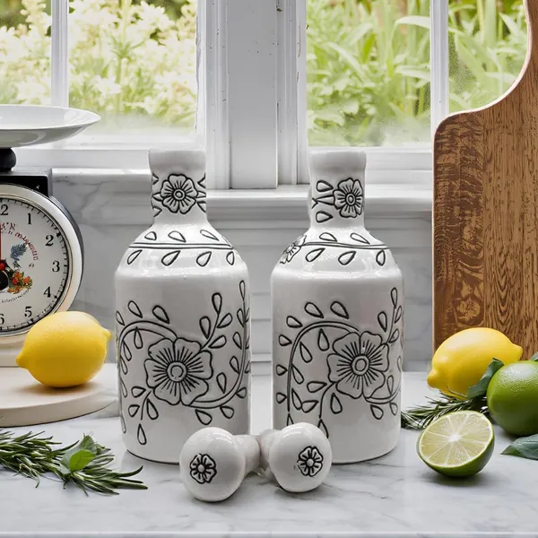 Handicrafts_Ceramic_Oil_Dispenser_Gol_|_Pack_Of_2_|_White_|_1000_Ml_Each