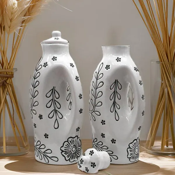 Ceramic_Oil_Dispenser_|_Pack_Of_2_|_White_|_1000_Ml_Each
