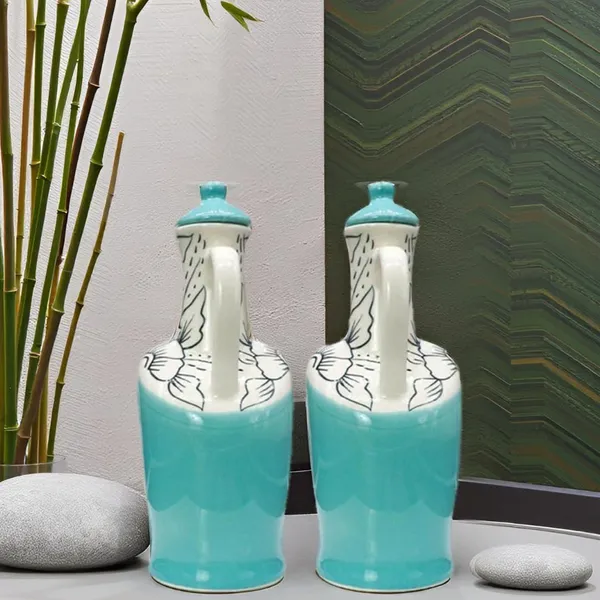 Ceramic_Oil_Dispenser_|_Pack_Of_2_|_Sky_Blue_|_1000_Ml_Each