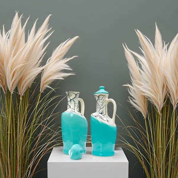 Ceramic_Oil_Dispenser_|_Pack_Of_2_|_Sky_Blue_|_1000_Ml_Each