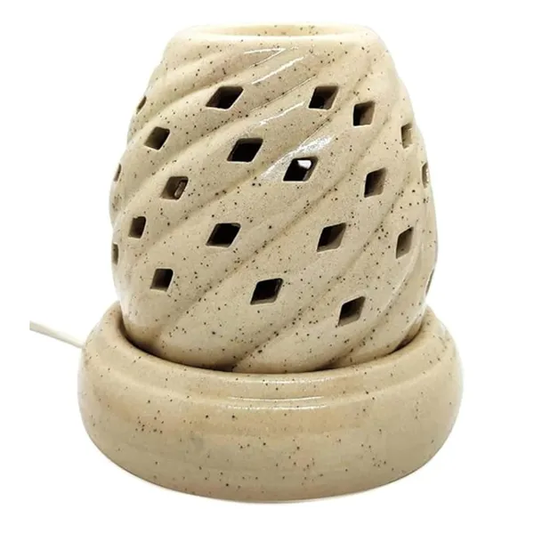 Electric_Ceramic_Aroma_Oil_Diffuser/Burner_&_Twister_Shape_Aroma_Oil_Diffuser_|_Diffuser_Burner_Oil_For_Room/Office/Home_Decor(Arm-Big-Tstr)
