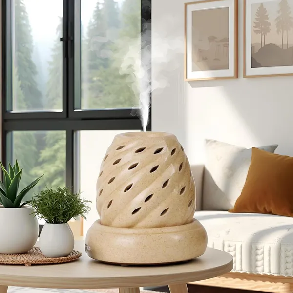 Electric_Ceramic_Aroma_Oil_Diffuser/Burner_&_Twister_Shape_Aroma_Oil_Diffuser_|_Diffuser_Burner_Oil_For_Room/Office/Home_Decor(Arm-Big-Tstr)