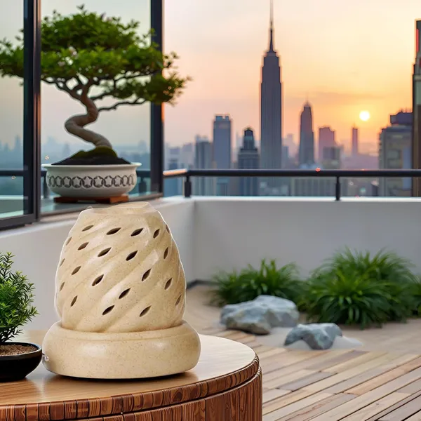 Electric_Ceramic_Aroma_Oil_Diffuser/Burner_&_Twister_Shape_Aroma_Oil_Diffuser_|_Diffuser_Burner_Oil_For_Room/Office/Home_Decor(Arm-Big-Tstr)