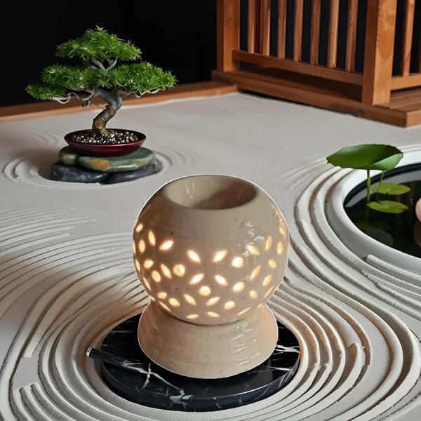 Electric_Aroma_Diffuser/Burner_&_Small_Ball_Shape_Electric_Ceramic_Aroma_Oil_Diffuser_|_Electric_Diffuser_Burner_Oil_For_Room/Office/Home_Decor(Arm-Sb)