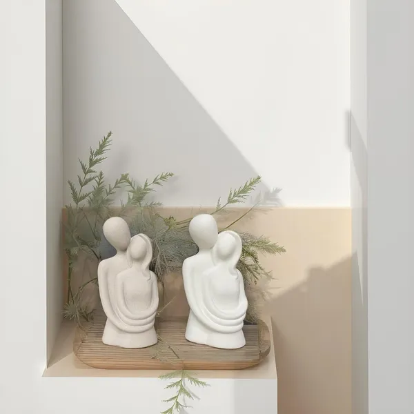 Romantic_Couple_Sculptures_In_White_Modern_Love_Showpiece_For_Gift_&_Home_Decor_|_Husband_Wife,_Boyfriend_Girlfriend_Statue_|_Decorative_Figurines_(Pack_Of_2)