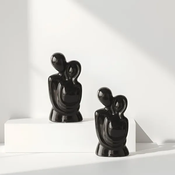 Romantic_Couple_Sculptures_Modern_Love_Showpiece_Set_For_Home_Decor_&_Gift_|_Black_Couple_Statue_(Pack_Of_2)