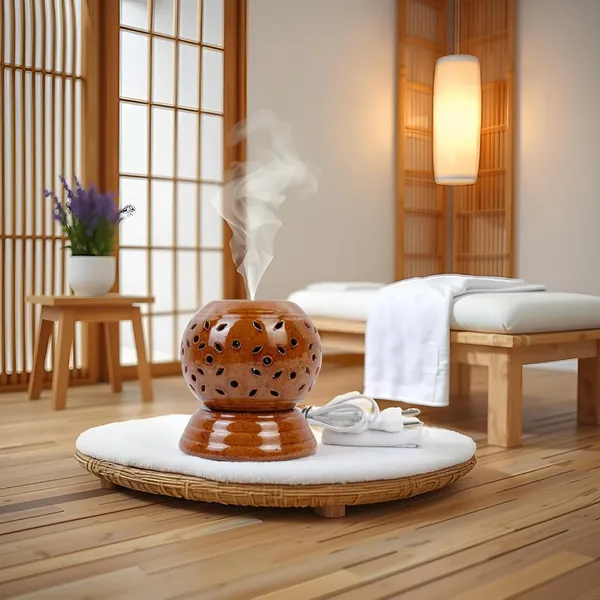 Electric_Aroma_Diffuser/Burner_&_Ball_Shape_Electric_Ceramic_Aroma_Oil_Diffuser_|_Electric_Diffuser_Burner_Oil_For_Room/Office/Home_Decor(Arm-Sb-Brw)