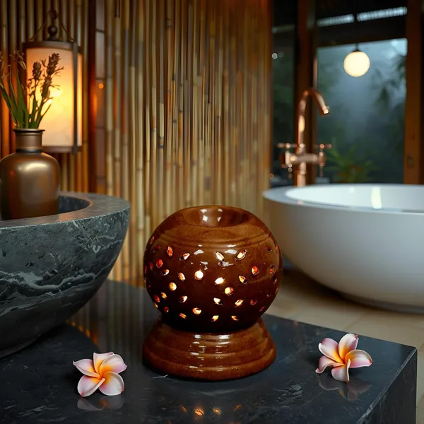 Electric_Aroma_Diffuser/Burner_&_Ball_Shape_Electric_Ceramic_Aroma_Oil_Diffuser_|_Electric_Diffuser_Burner_Oil_For_Room/Office/Home_Decor(Arm-Sb-Brw)