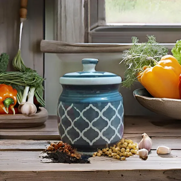 Ceramic_Jars_With_Lid_Multipurpose_Barni_For_Chutney,_Pickle_Jar_Storage_Container,_Dining_Table_Container_(Gray_Chidi_Pickle_Jar_(Single)