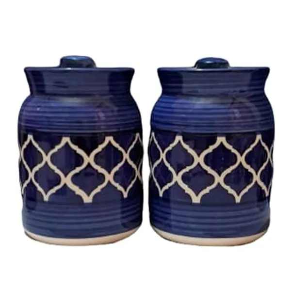 Ceramic_Jars_With_Lid_And_Multipurpose_Barni_For_Chutney|_Pickle|_Spice|_Storage_Container|_Dining_Table_Container_Set_(500_Ml)