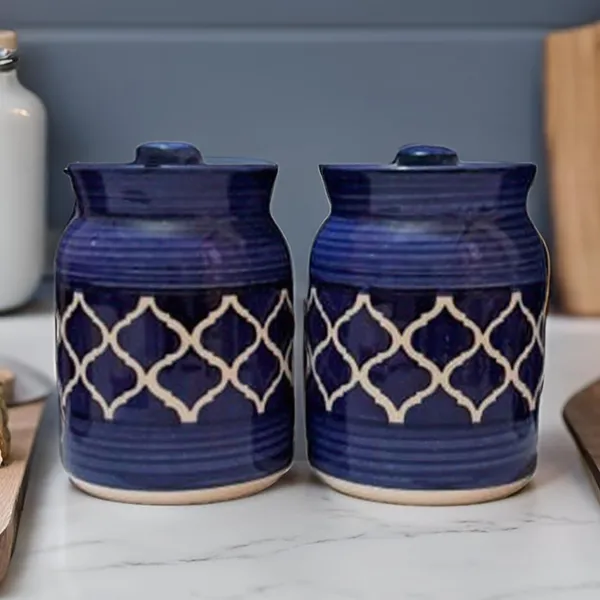 Ceramic_Jars_With_Lid_And_Multipurpose_Barni_For_Chutney|_Pickle|_Spice|_Storage_Container|_Dining_Table_Container_Set_(500_Ml)