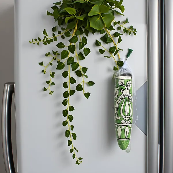 Ceramic_Pottery_Style_Cone_Planter_For_Home_Balcony_And_Living_Room_|_Flower_Vase_Floral_Cones_Decorative_Wall_Hanging_Pots_(Oval_Green)