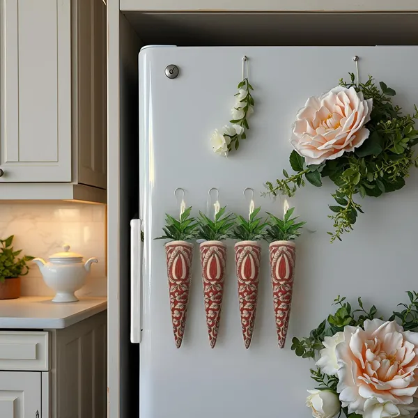 Ceramic_Pottery_Style_Cone_Planter_For_Home_Balcony_And_Living_Room_|_Flower_Vase_Planter_Floral_Cones_Decorative_Wall_Hanging_Planter_Pots_(Cone_(Red))