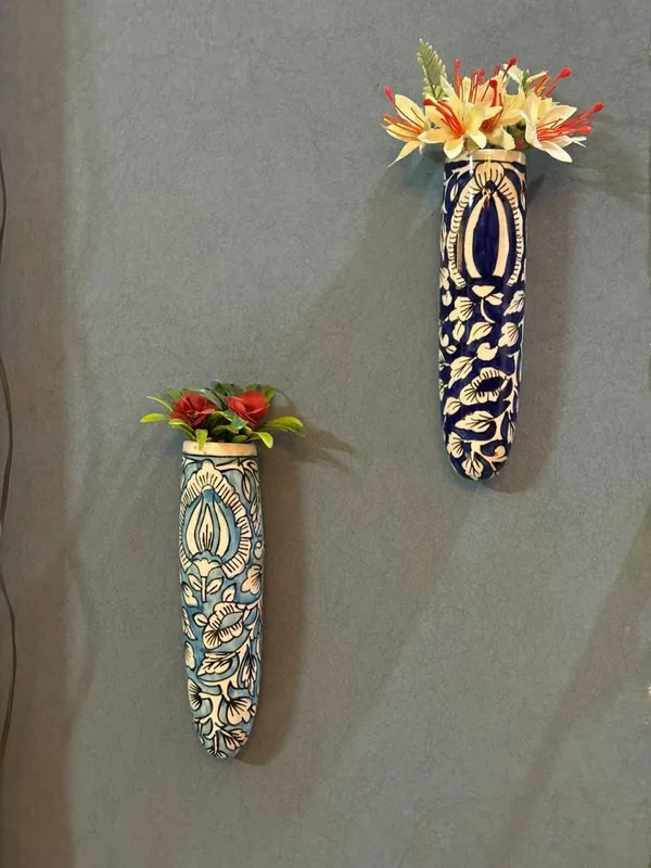 Handicrafts_Ceramic_Pottery_Ovel_Planter_For_Home_Balcony_And_Living_Room_|_Flower_Vase_Planter_Floral_Ovel_Decorative_Wall_Hanging_Planter_Pots
