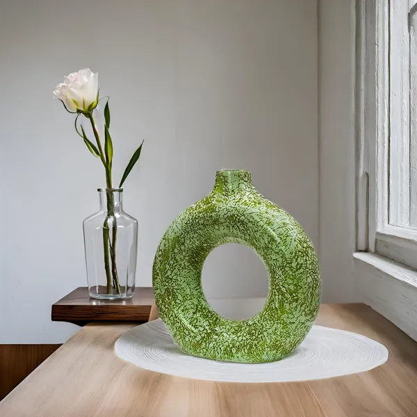 Ceramic_Ring_Planter_Decorative_Vases_For_Home_Decor,_Center_Table,_Flowers_Pot,_Living_Room_Decoration_And_Party_Centerpieces|_Ring_Shape_Planter_|_Flower_Pot_(Green)