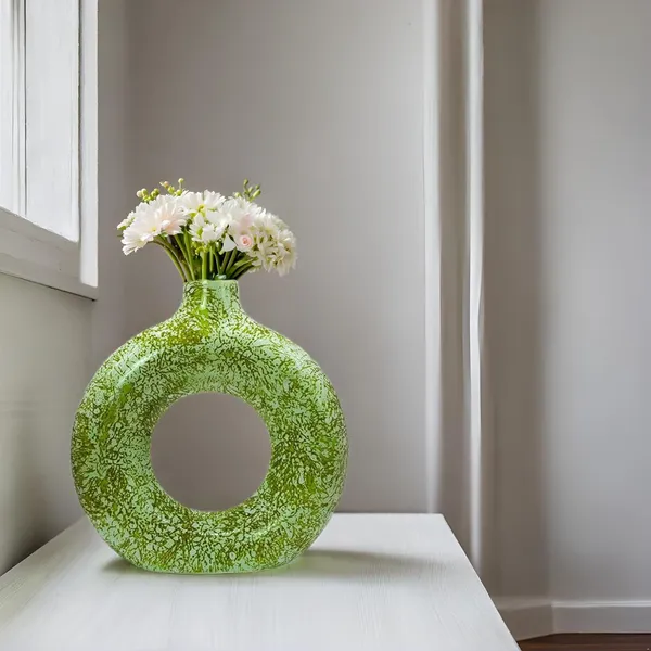 Ceramic_Ring_Planter_Decorative_Vases_For_Home_Decor,_Center_Table,_Flowers_Pot,_Living_Room_Decoration_And_Party_Centerpieces|_Ring_Shape_Planter_|_Flower_Pot_(Green)