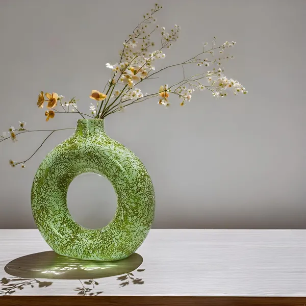 Ceramic_Ring_Planter_Decorative_Vases_For_Home_Decor,_Center_Table,_Flowers_Pot,_Living_Room_Decoration_And_Party_Centerpieces|_Ring_Shape_Planter_|_Flower_Pot_(Green)