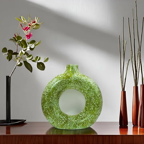 Ceramic_Ring_Planter_Decorative_Vases_For_Home_Decor,_Center_Table,_Flowers_Pot,_Living_Room_Decoration_And_Party_Centerpieces|_Ring_Shape_Planter_|_Flower_Pot_(Green)