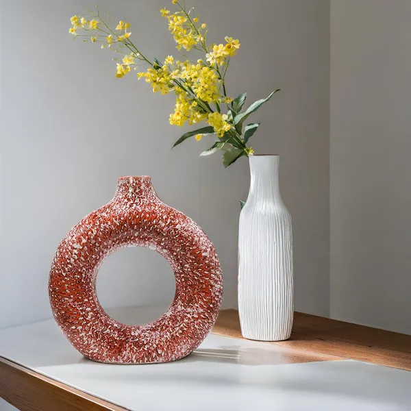 Ceramic_Ring_Planter_Decorative_Vases_For_Home_Decor,_Center_Table,_Flowers_Pot,_Living_Room_Decoration_And_Party_Centerpieces|_Ring_Shape_Planter_|_Flower_Pot_(Red_01)