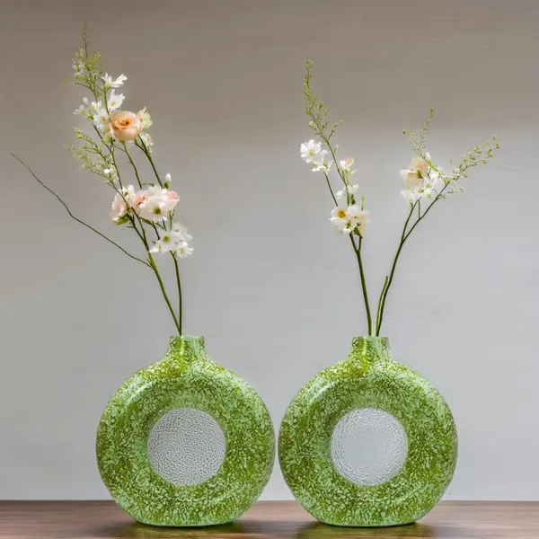 Ceramic_Ring_Planter_Decorative_Vases_For_Home_Decor,_Center_Table,_Flowers_Pot,_Living_Room_Decoration_And_Party_Centerpieces|_Ring_Shape_Planter_|_Flower_Pot_(Green)