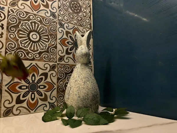 Handicrafts_Handmade_Decorative_Rabbit_Shape_Ceramic_Showpiece_Tabletop_Centeriece_Home_Living_Room_Decor_Wedding_Item_(Sky_Blue,_1)